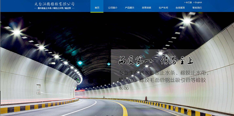 臺州賽諾簽約天臺漢騰橡膠制品廠網(wǎng)站建設項目